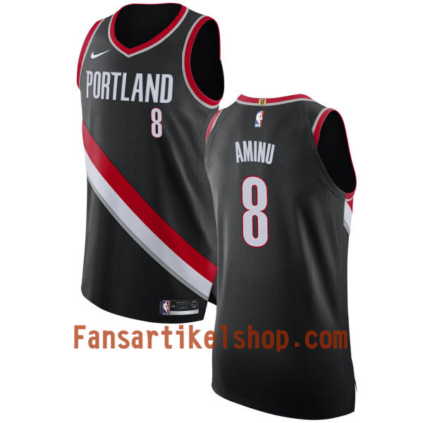 NBA Portland Trail Blazers Trikot Al-Farouq Aminu 8 Nike 2017-18 Schwarz Swingman - Herren
